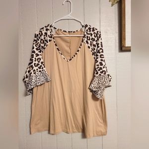 Cheetah print woman's size Xl